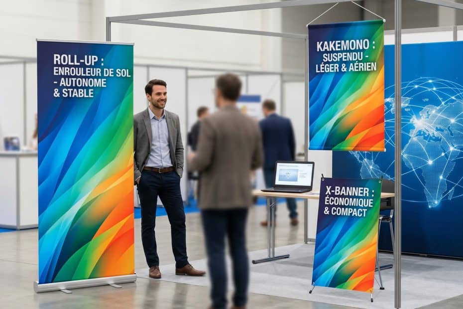 Stand d'entreprise sur un salon